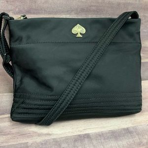 Kate Spade, Black Fabric Crossbody